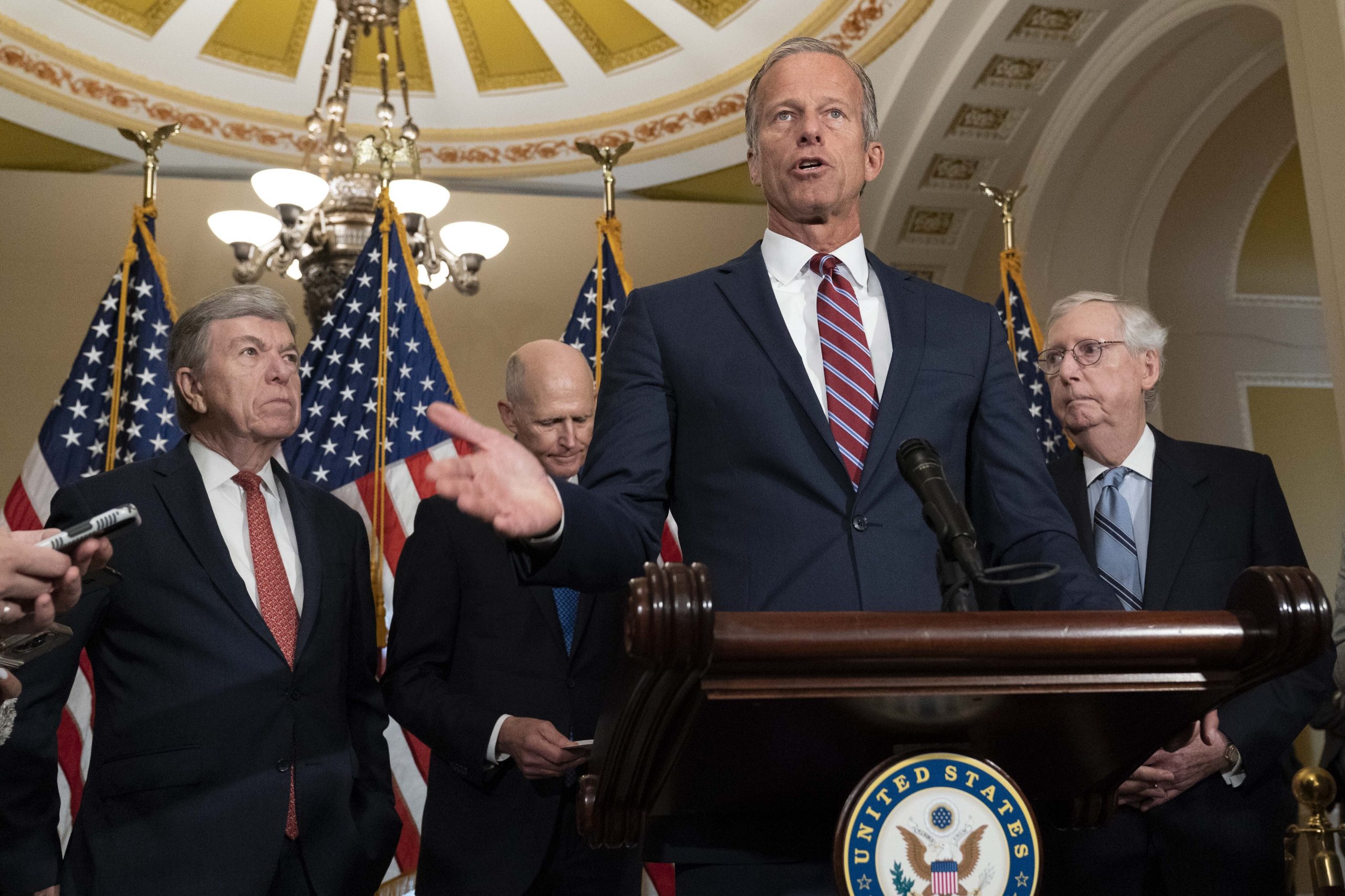 Thune calls Trump’s apparent request to terminate parts of Constitution a ‘golden opportunity’ for 2024