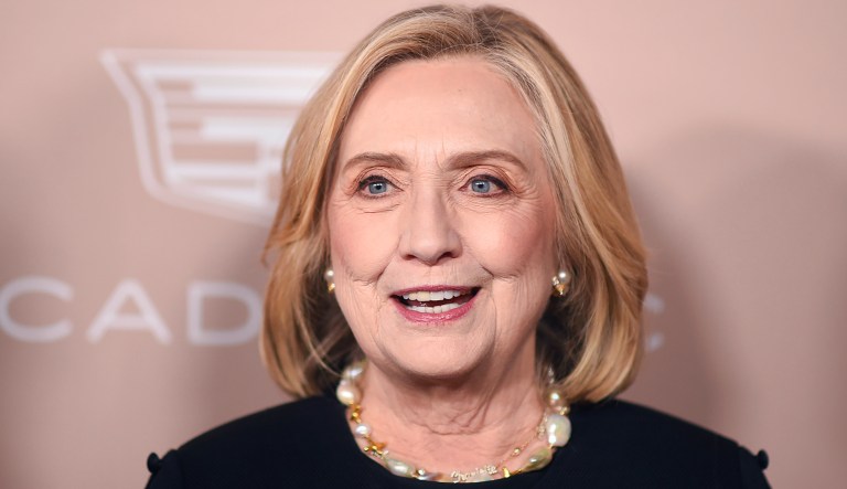 Hillary Clinton arrives at Variety Power of Women on Wednesday, Sept. 28, 2022, at the Wallis Annenberg Center for the Performing Arts in Beverly Hills, Calif.