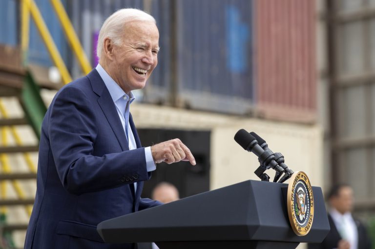 President Joe Biden announced the awarding of $2.8 billion in new Department of Energy grants for projects meant to boost America's transition to electric vehicles.