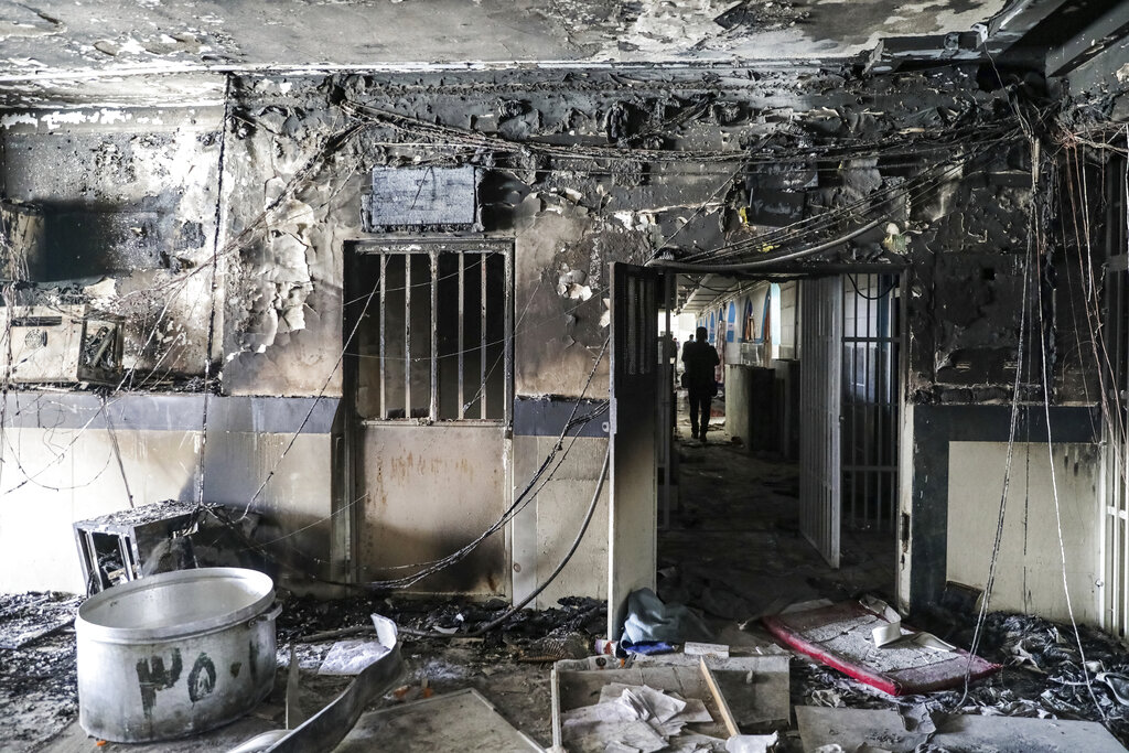 Iranian officials say Tehran prison blaze killed four inmates