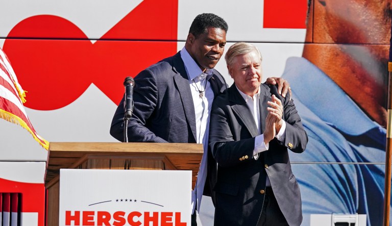 Lindsey Graham emerges as key booster for scandal-ridden Herschel Walker