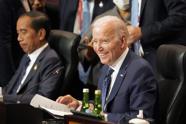 President Joe Biden celebrated a new inflation report Tuesday that showed prices rising slower than expected, which the president claimed shows his 