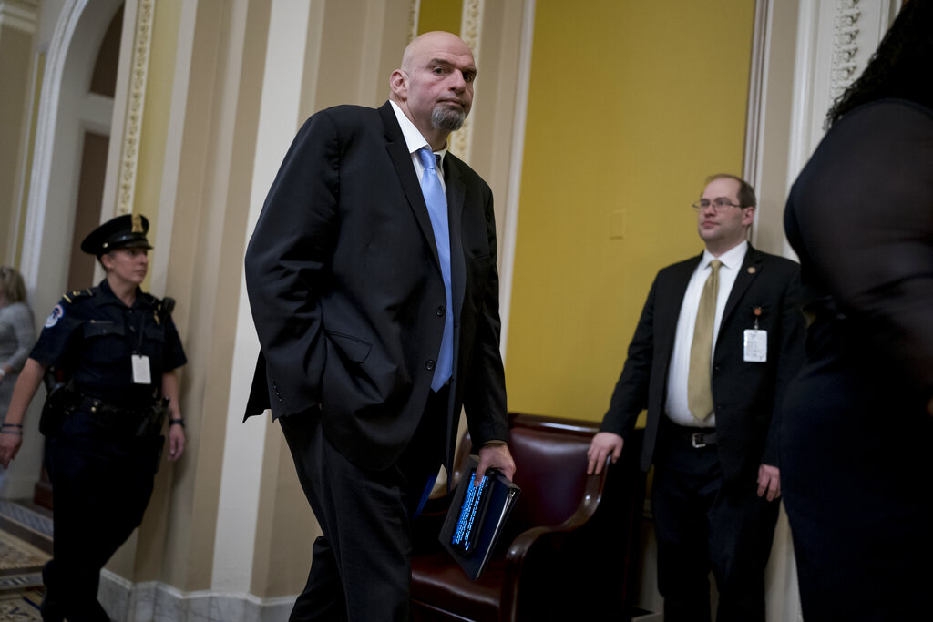 John Fetterman won’t be able to answer questions in usual way as senator, staffer says