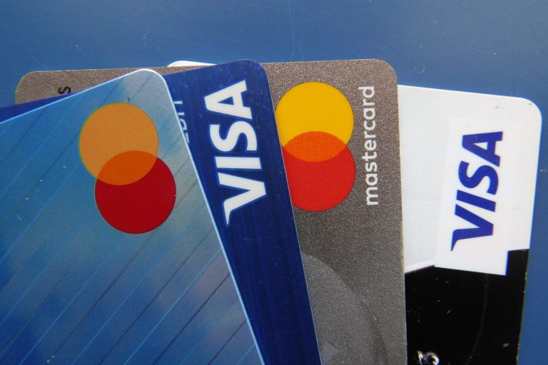 Credit cards as seen July 1, 2021, in Orlando, Florida. (AP Photo/John Raoux)