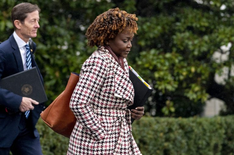 White House press secretary Karine Jean-Pierre would not say Wednesday if President Joe Biden would veto the National Defense Authorization Act for fiscal year 2023 after lawmakers included a provision that would repeal the Biden administration's COVID-19 vaccine mandate for service members. 