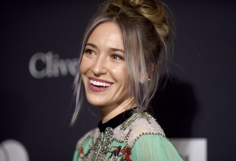 Lauren Daigle arrives at the Pre-Grammy Gala on Saturday, Feb. 4, 2023, at the Beverly Hilton Hotel in Beverly Hills, California.