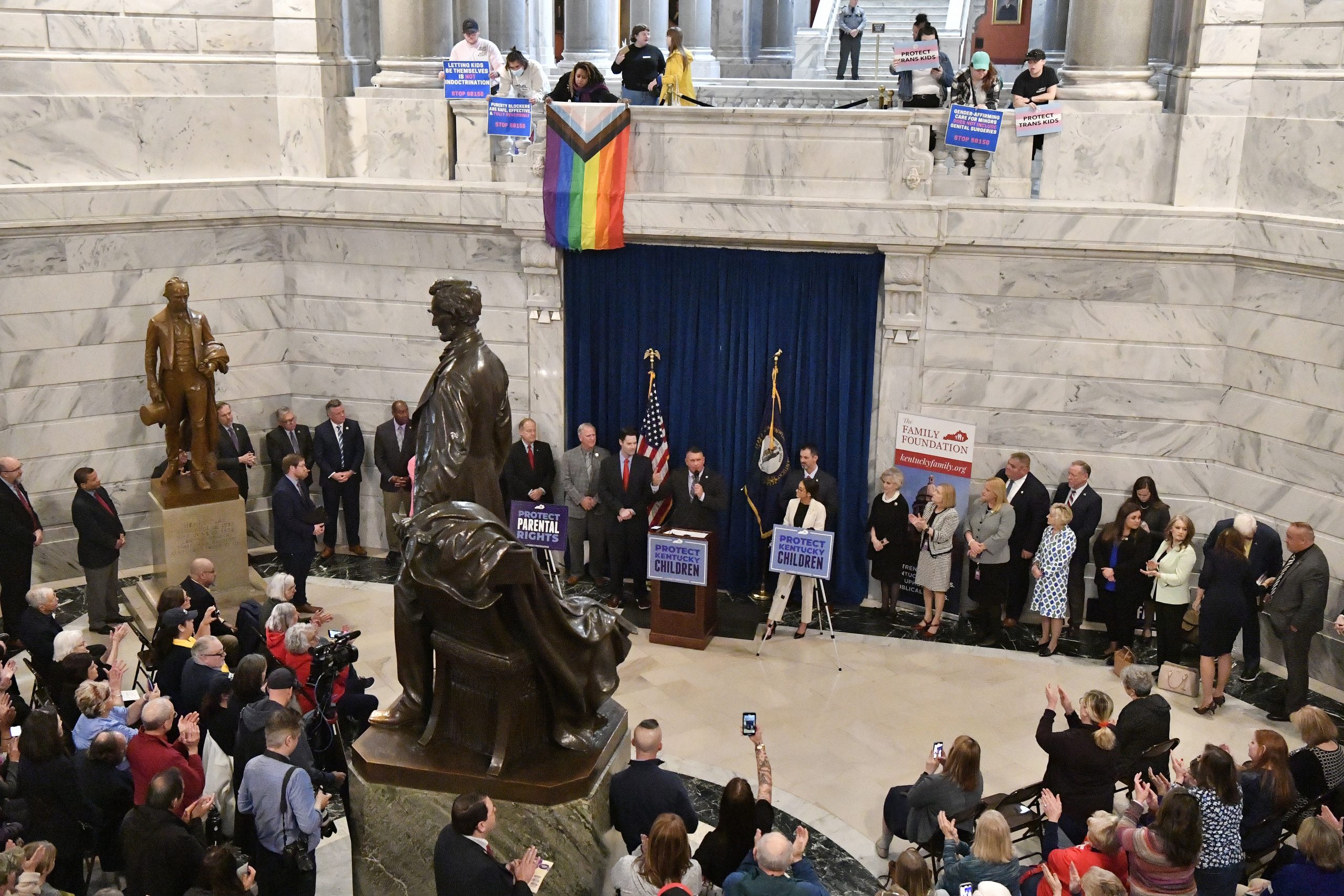 Kentucky legislature overrides Democratic governor’s veto of transgender youth bill