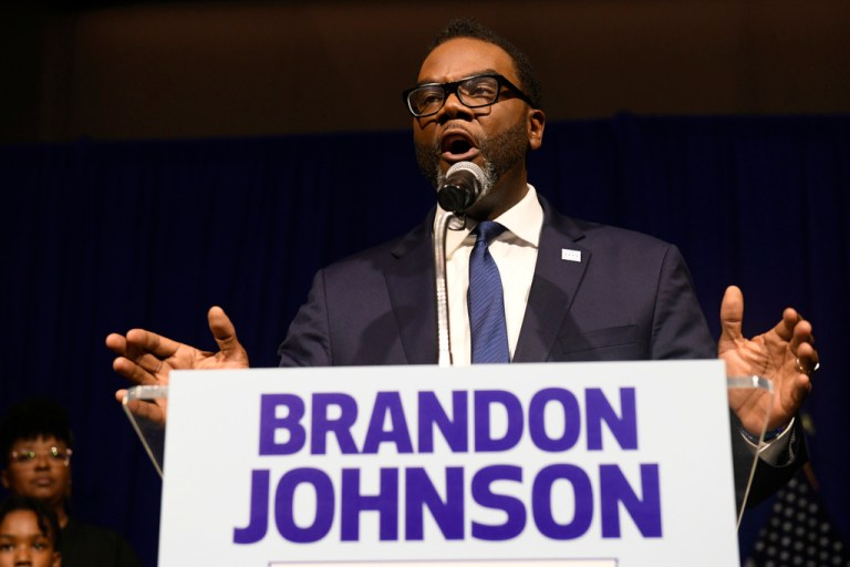 Chicago Mayor-elect Brandon Johnson.