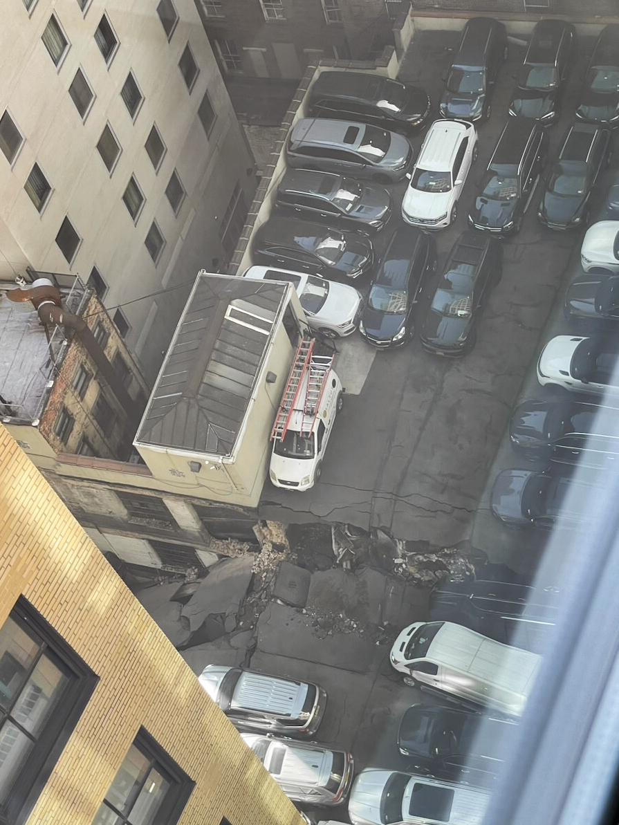 New York City parking garage collapse leaves at least one dead and four injured