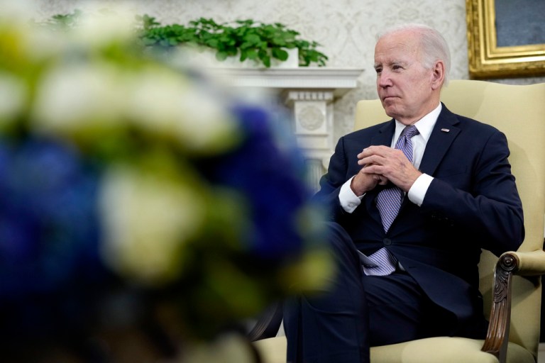 Just as he makes his reelection announcement, Biden approval hits all-time low