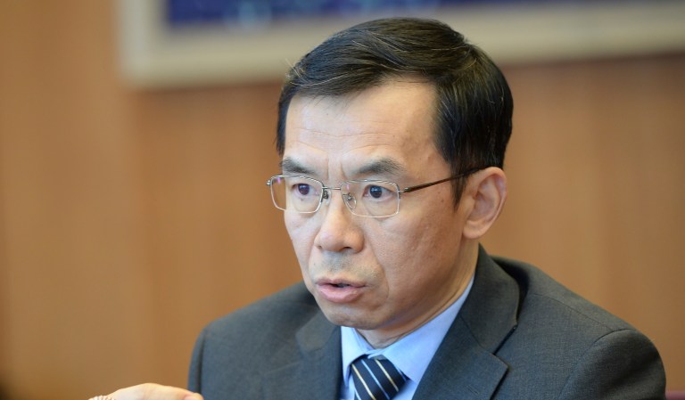 Then-Chinese Ambassador to Canada Lu Shaye.