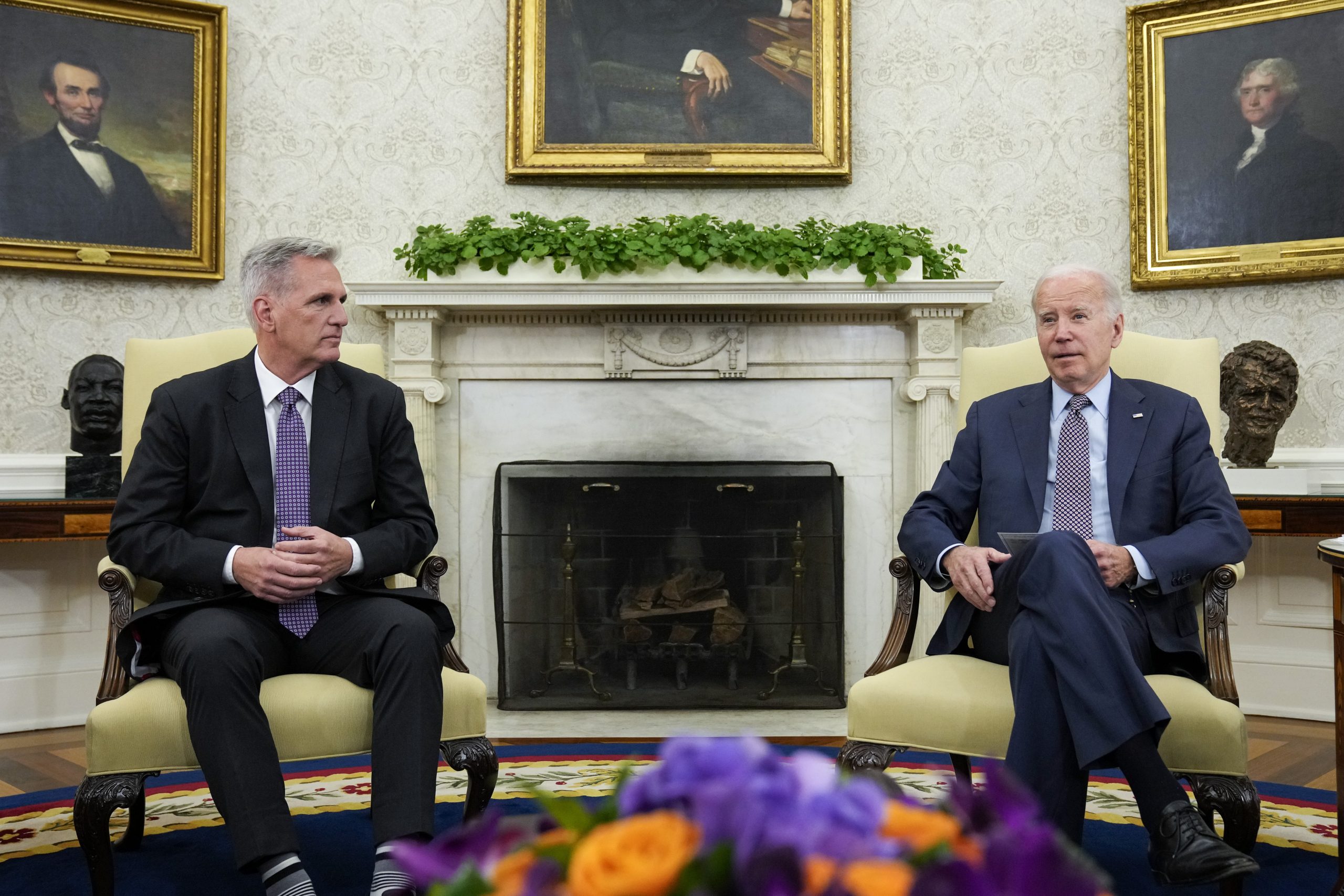 McCarthy says no debt ceiling deal yet despite improved ‘tone’ after tensions