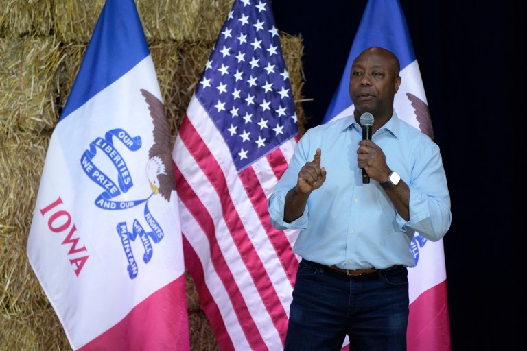 Tim Scott shows early signs of 2024 momentum in Iowa