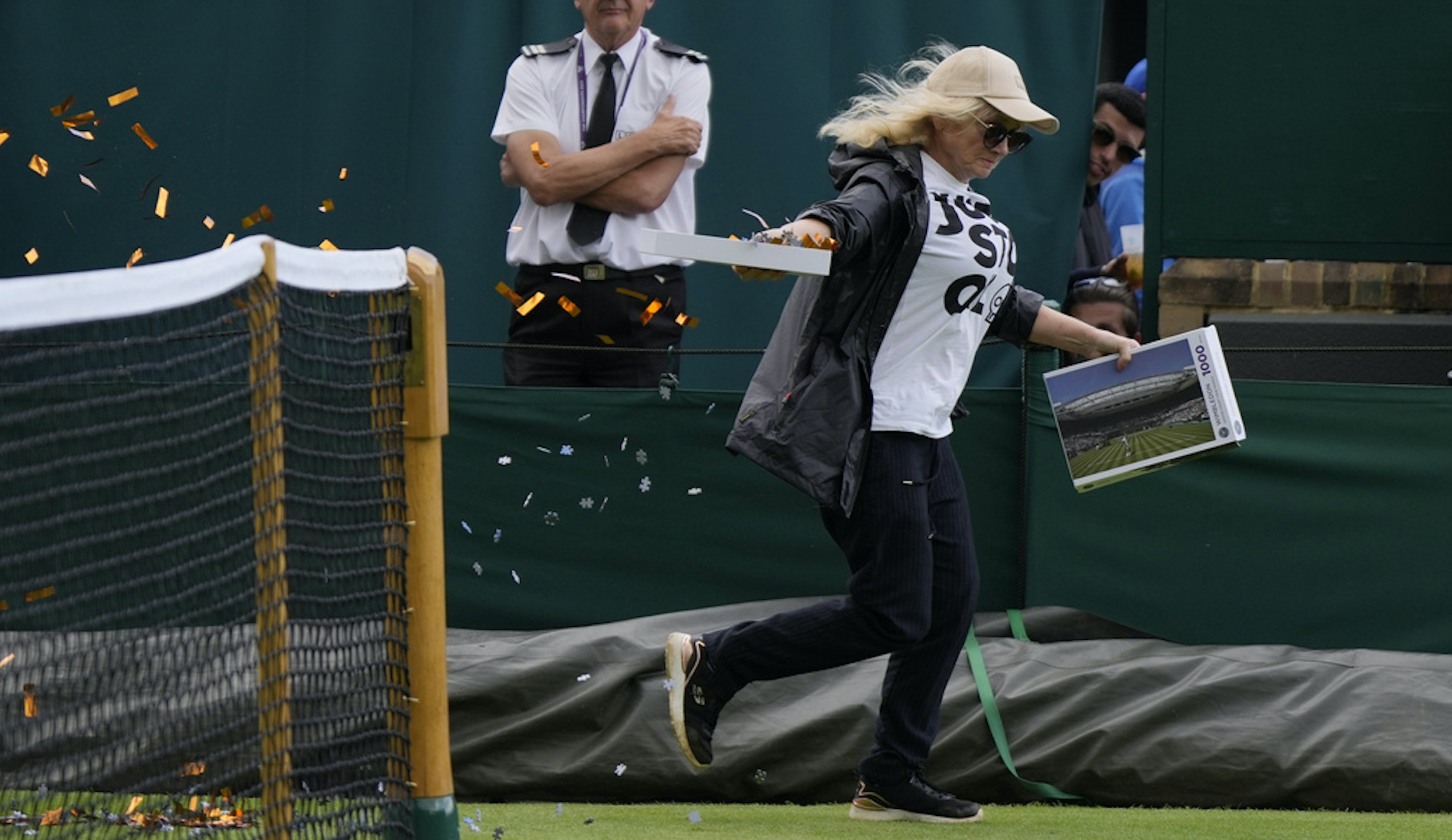 Wimbledon 2023: Just Stop Oil protesters storm court mid-match