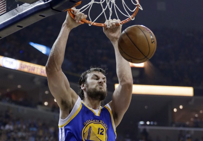 Golden State Warriors center Andrew Bogut.