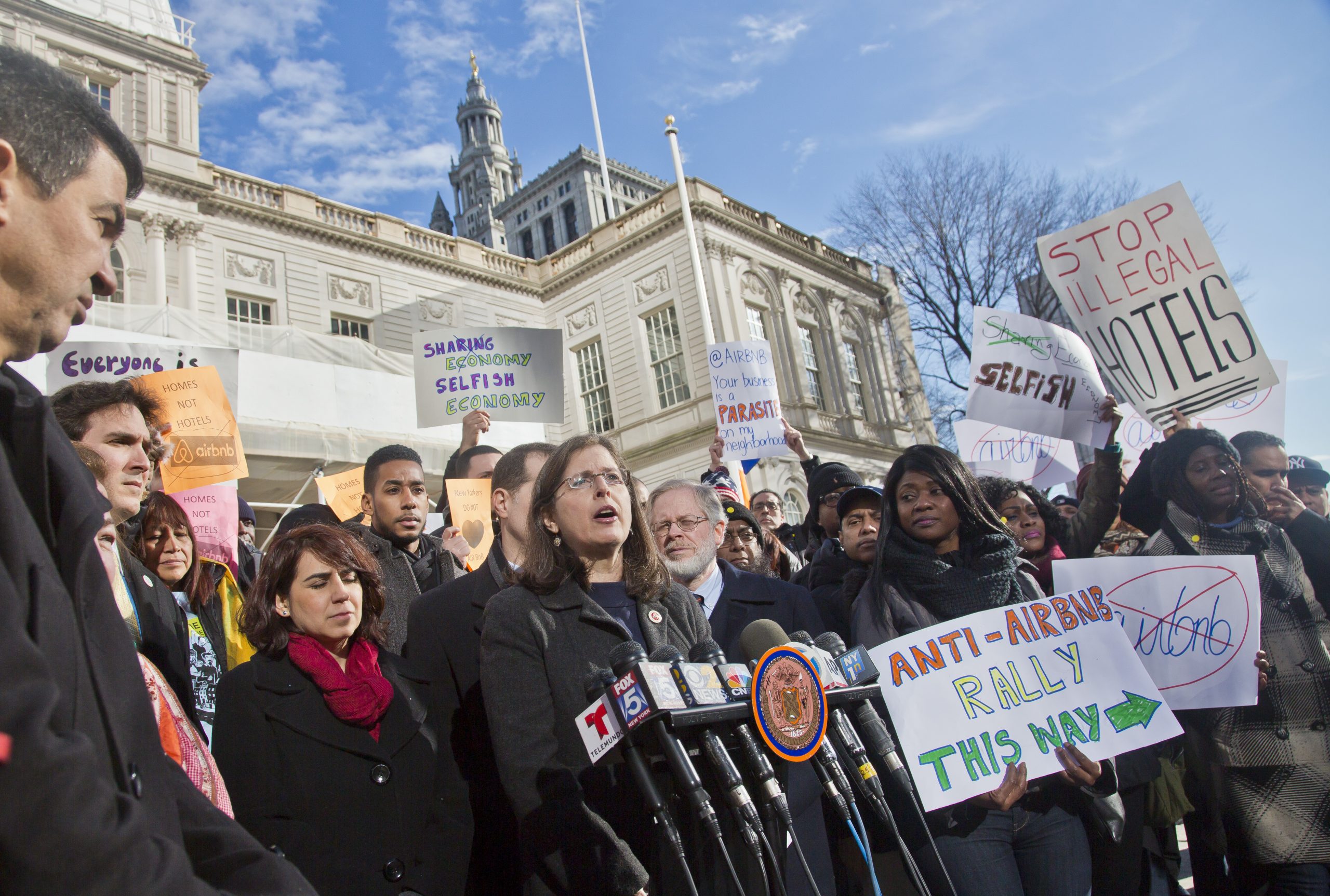 New York City councilwoman joins virtual hearing while driving