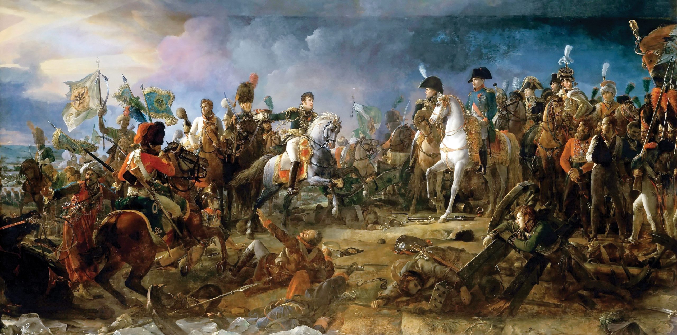 François Gérard’s 1810 painting of Napoleon at the Battle of Austerlitz.