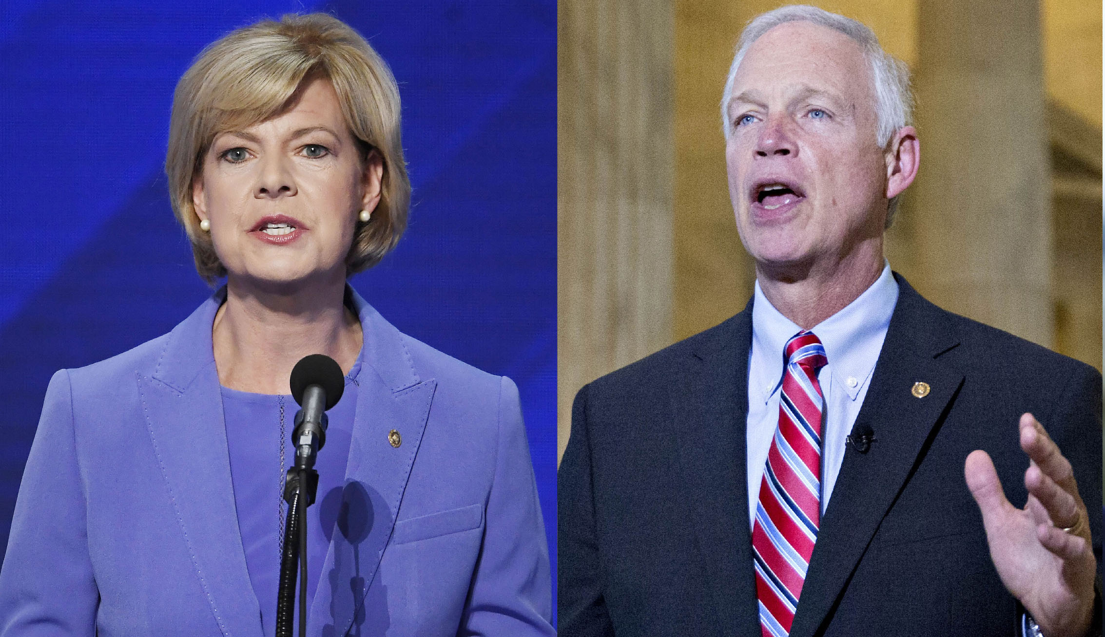 Ron Johnson and Tammy Baldwin aren’t feeling the love