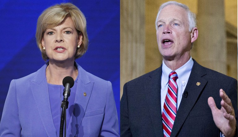 Wisconsin's Ron Johnson and Democrat Tammy Baldwin do not hold their fire against each other.