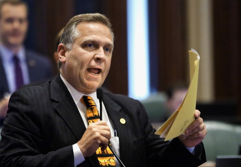 Rep. Mike Bost, R-Ill., proposed the legislation after a whistleblower reported last year that the kitchen of a VA hospital in Illinois was infested with cockroaches. (AP Photo/Seth Perlman, File)