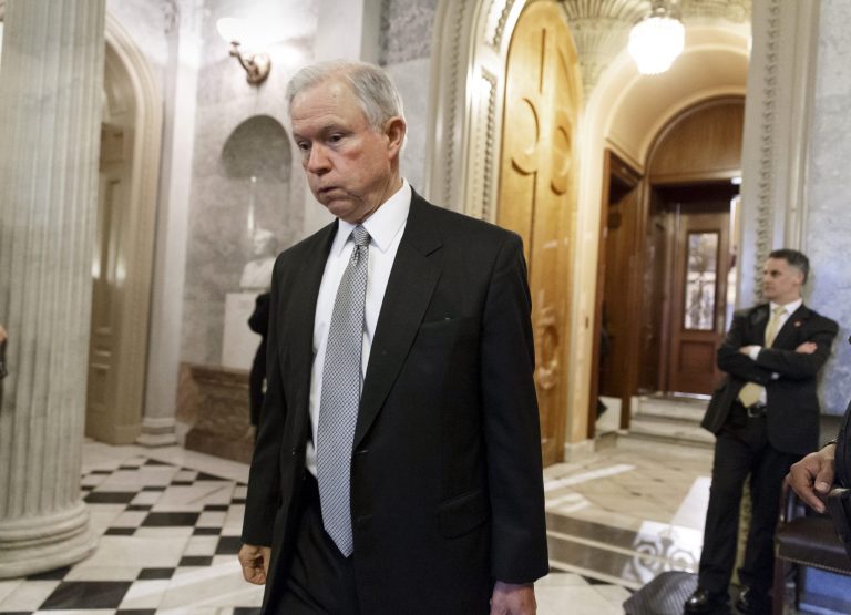 A number of sources on Capitol Hill say lobbying by Alabama Sen. Jeff Sessions helped sway that state's House delegation against the border bill, leading to its collapse.ÃÂ (AP/J. Scott Applewhite)