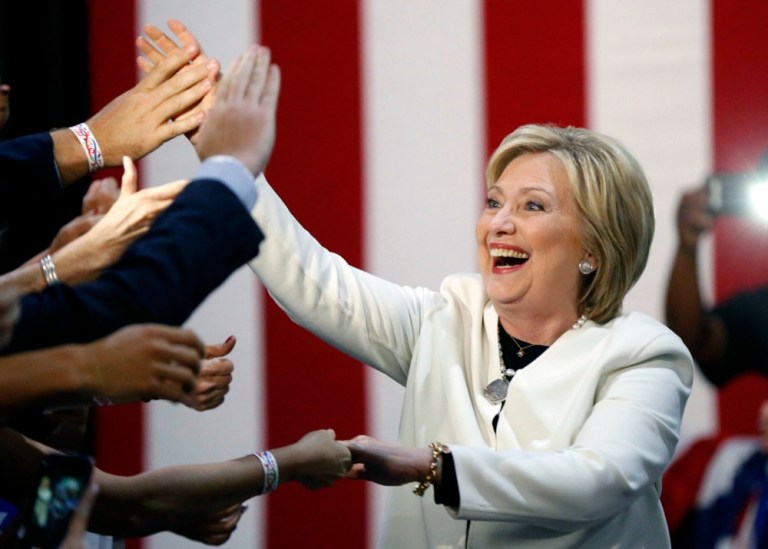 Hillary Clinton claimed that 