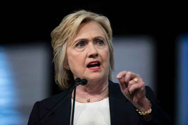 Hillary Clinton will speak at the National Association for the Advancement of Colored People in Cincinnati on July 18 at the group’s own national convention. (AP Photo)