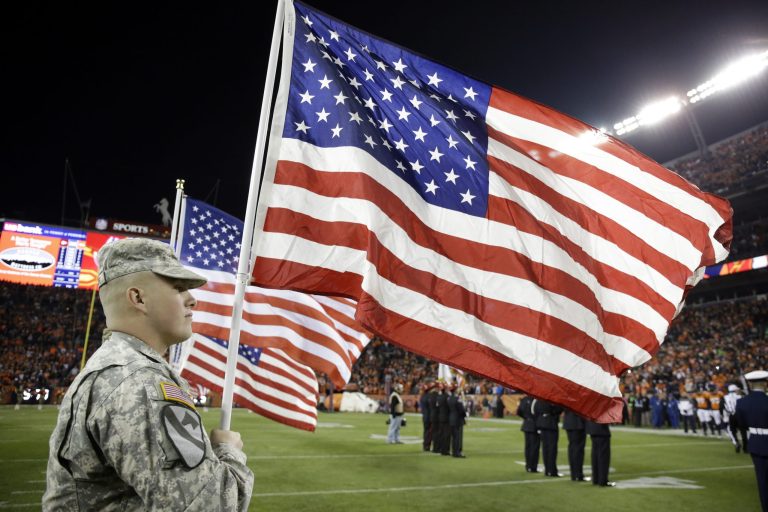 President Obama ended his remarks with an admonition to the military to remember what while less than 1 percent of Americans are fighting our wars, 100 percent of Americans are behind them. (AP Photo/Jack Dempsey)