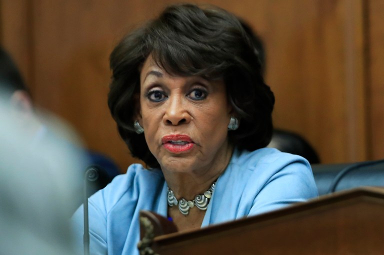 "I think he's a racist, I think he's a throwback, and I don't mind saying it, any day of the week," Waters told the Washington Post's Jonathan Capehart during a podcast interview published Tuesday morning.