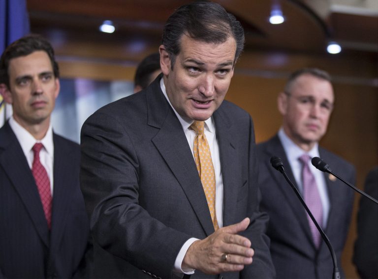 Sen. Ted Cruz, R-Texas: âI hope that every Senate Republican will stand together and oppose cloture on the bill in order to keep the House bill intact and not let Harry Reid add Obamacare funding back in.