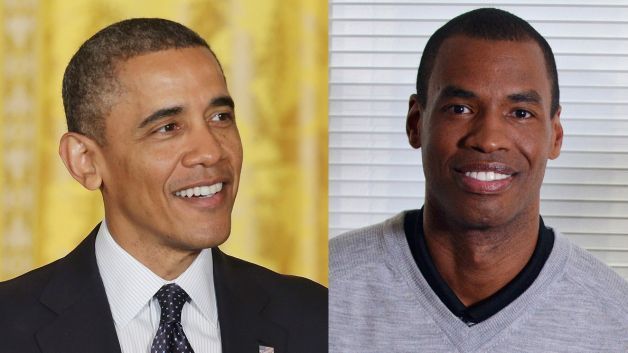 Gay basketball player Jason Collins was one of the president and first lady's guests at Tuesday's State of the Union Address. AP Photos