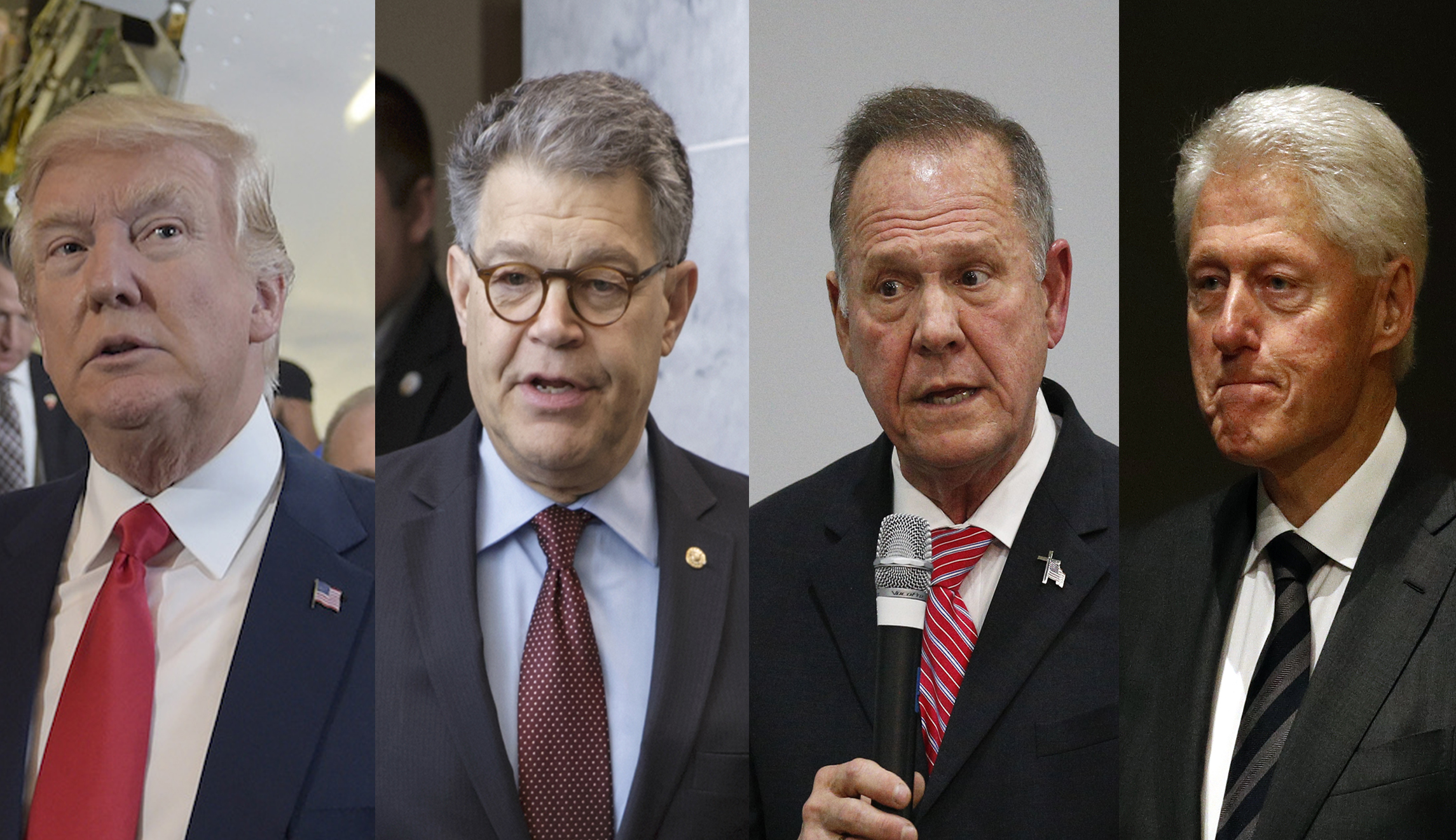 Al Franken, Bill Clinton, Roy Moore, and Donald Trump: Sex and cynical politics