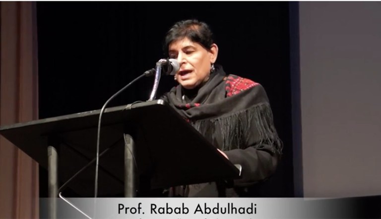 Rabab Abdulhadi, an ethnic studies professor at San Francisco State University, is a supporter of the Boycott, Divestment, and Sanctions campaign against Israel. (Screenshot)