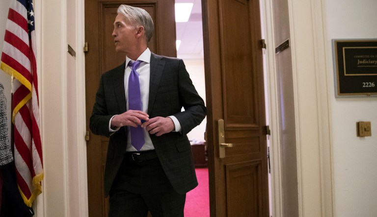 Rep. Trey Gowdy said he wants Trump to talk to Robert Mueller because he can give information on important events like few other people in the investigation can. (AP Photo/J. Scott Applewhite)