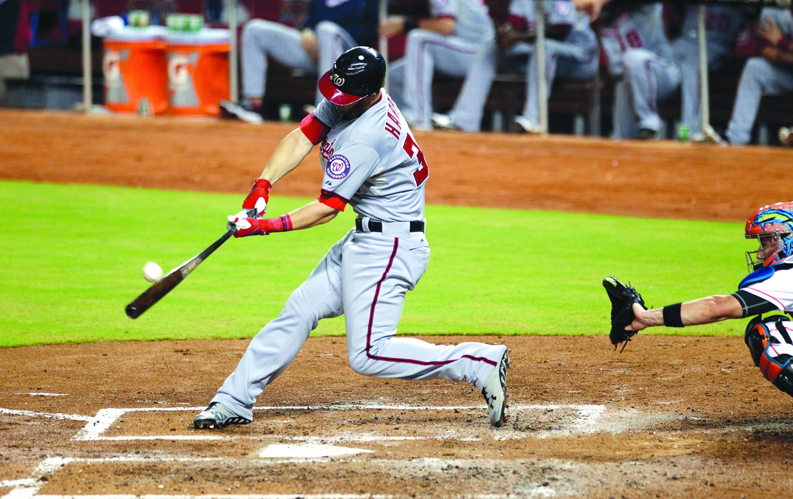 Harper’s homers help Nationals end skid