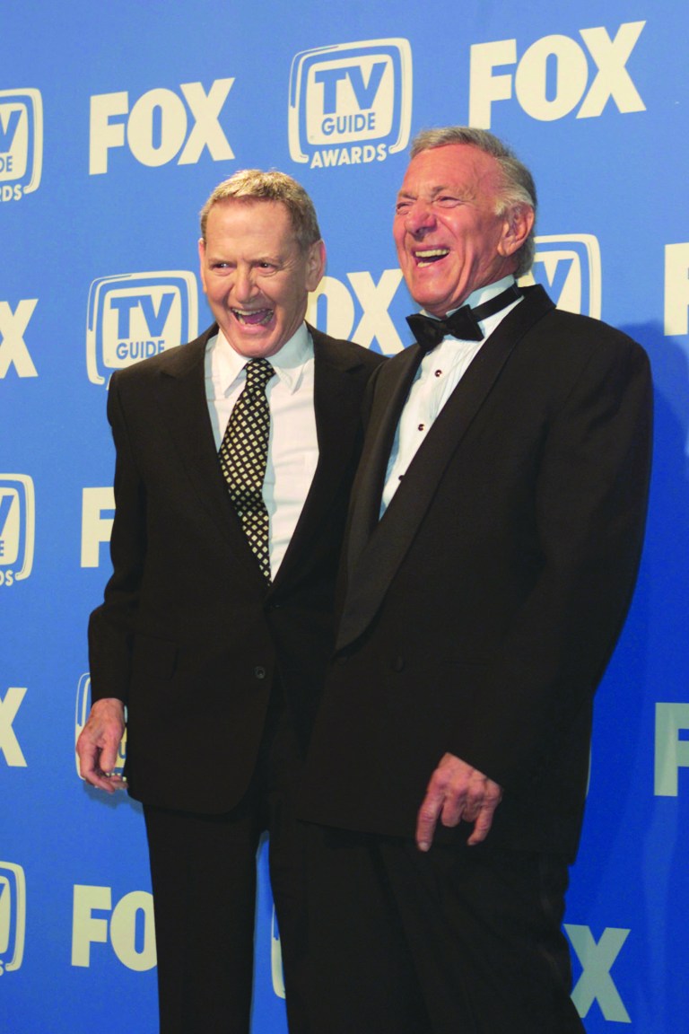 Kevin Winter/Getty Images
Jack Klugman, right, who died Monday at age 90, played a sports writer living with Tony Randall in 114 episodes of 