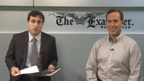 VIDEO: Philip Klein discusses blue collar conservatism with Rick Santorum