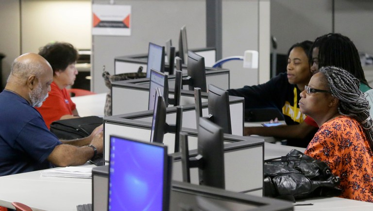 Jobless claims have been running very low in recent months, raising expectations for job growth. (AP Photo/LM Otero)