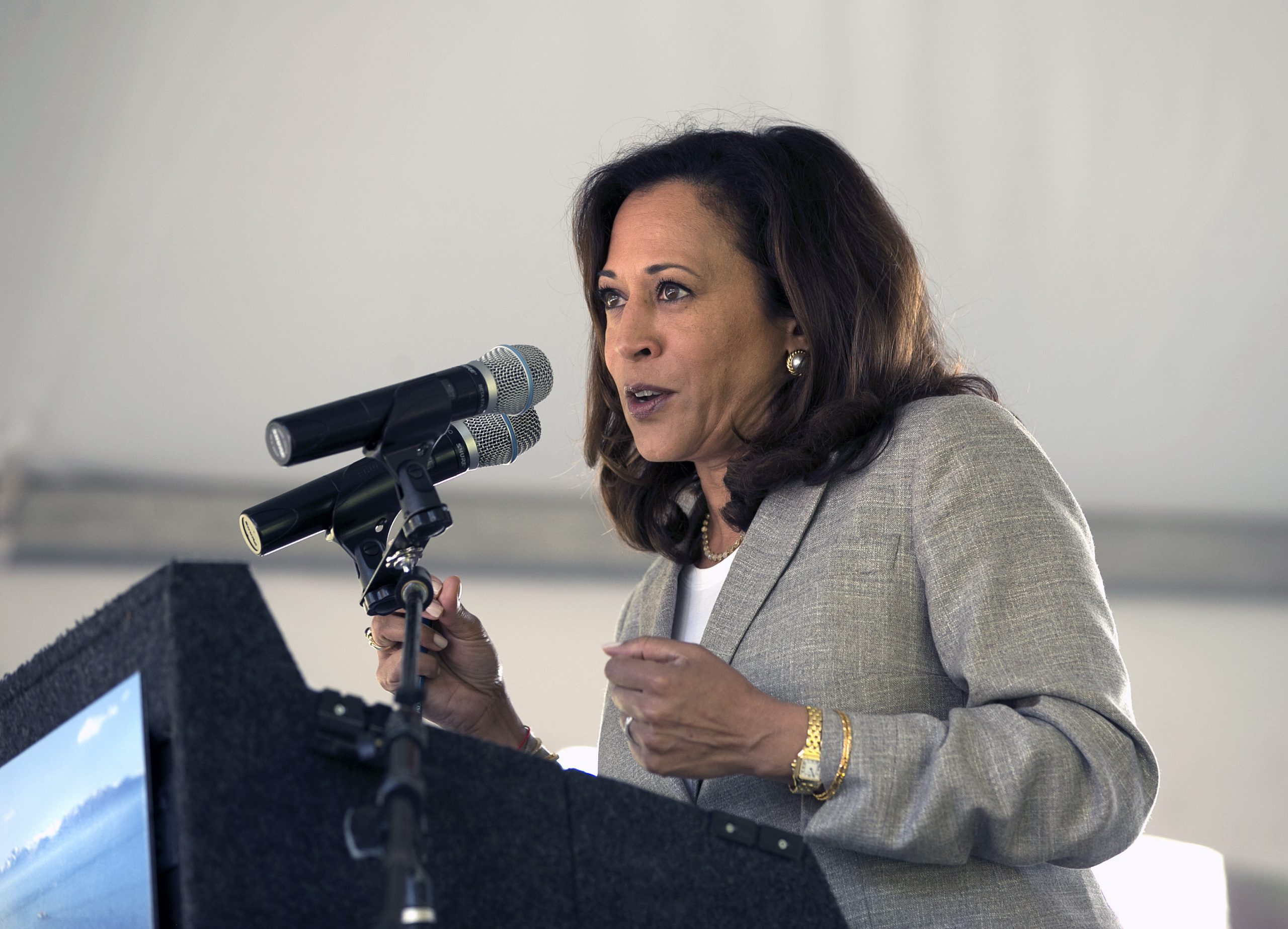 Welcome to the party, Kamala Harris