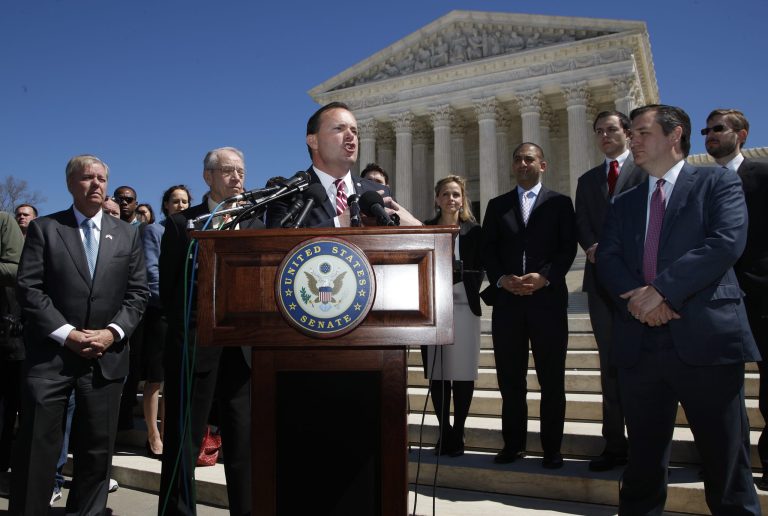 The result would be that Gorsuch would require 50 votes instead of 60. (AP Photo/Manuel Balce Ceneta)