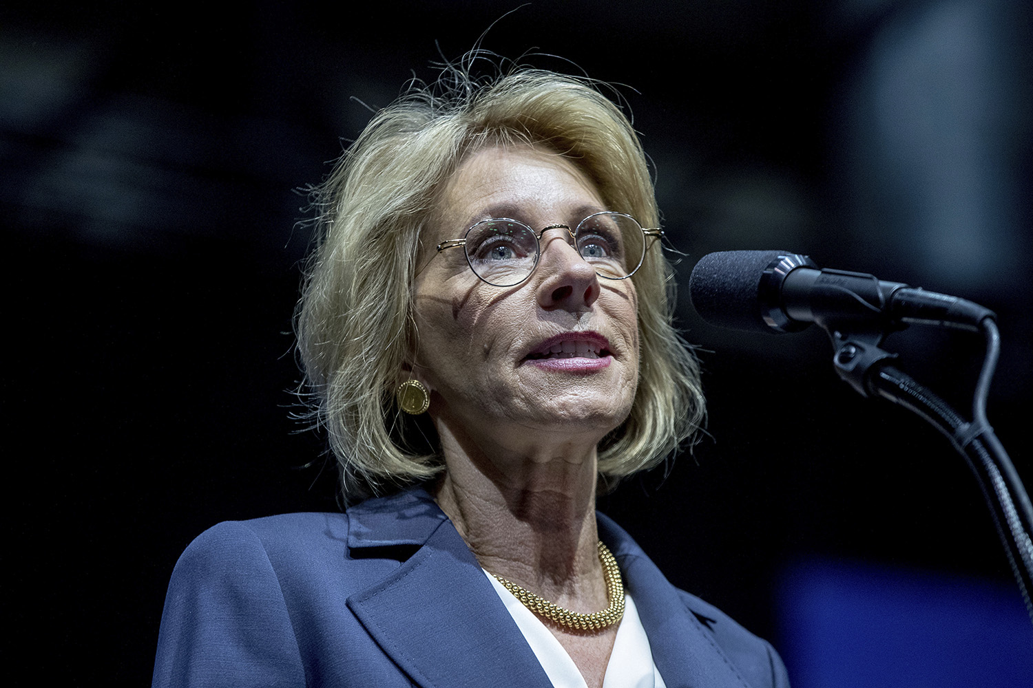 Democrats show on DeVos that they’re not for the little guy