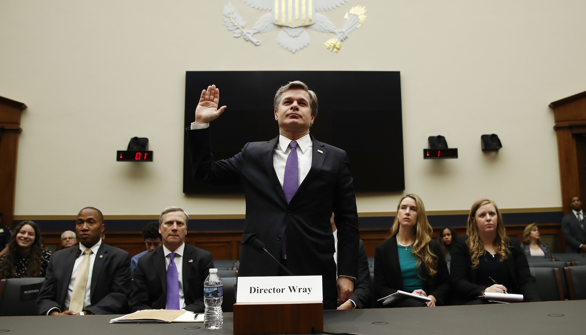 FBI Director Christopher Wray: ‘I have never been asked’ to pledge loyalty to Trump