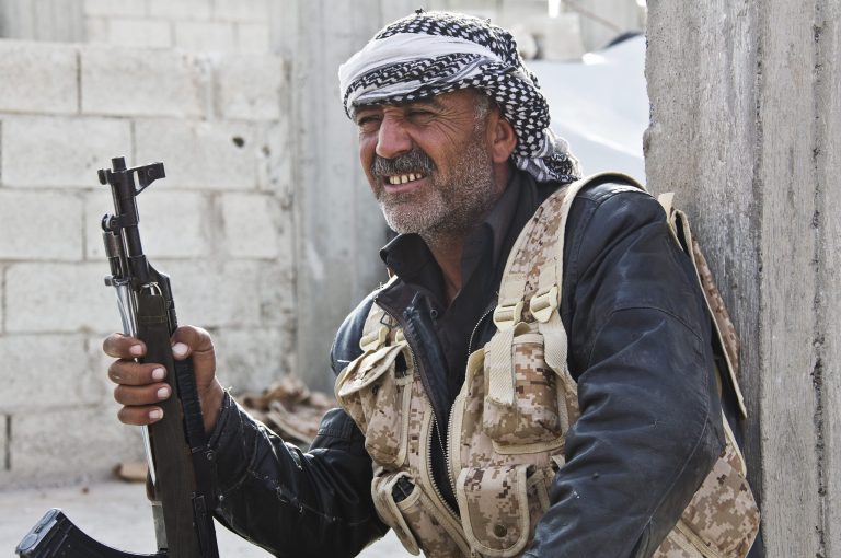 The study is a blow to those who argue for arming moderate Syrian rebels. (AP photo/Jake Simkin, file)