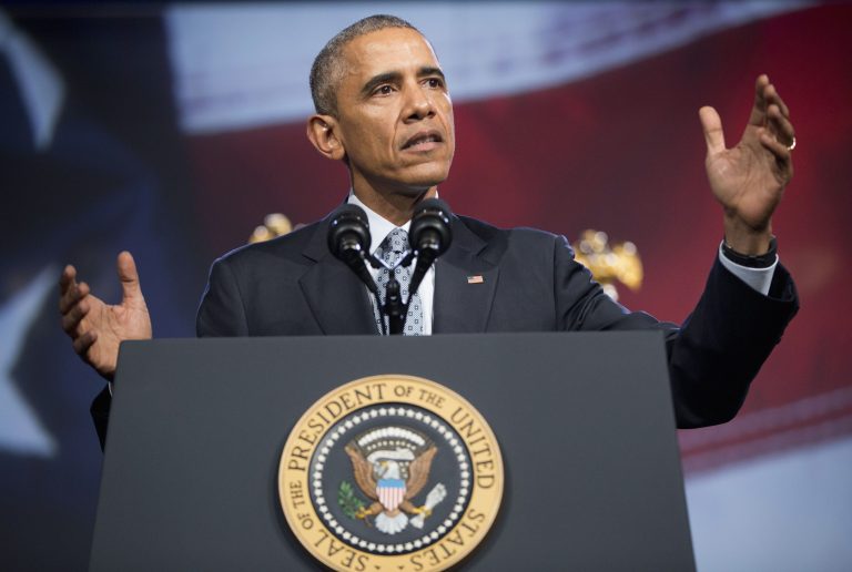 President Obama responded to his GOP detractors who say he's too weak on foreign policy. (AP Photo/Pablo Martinez Monsivais)