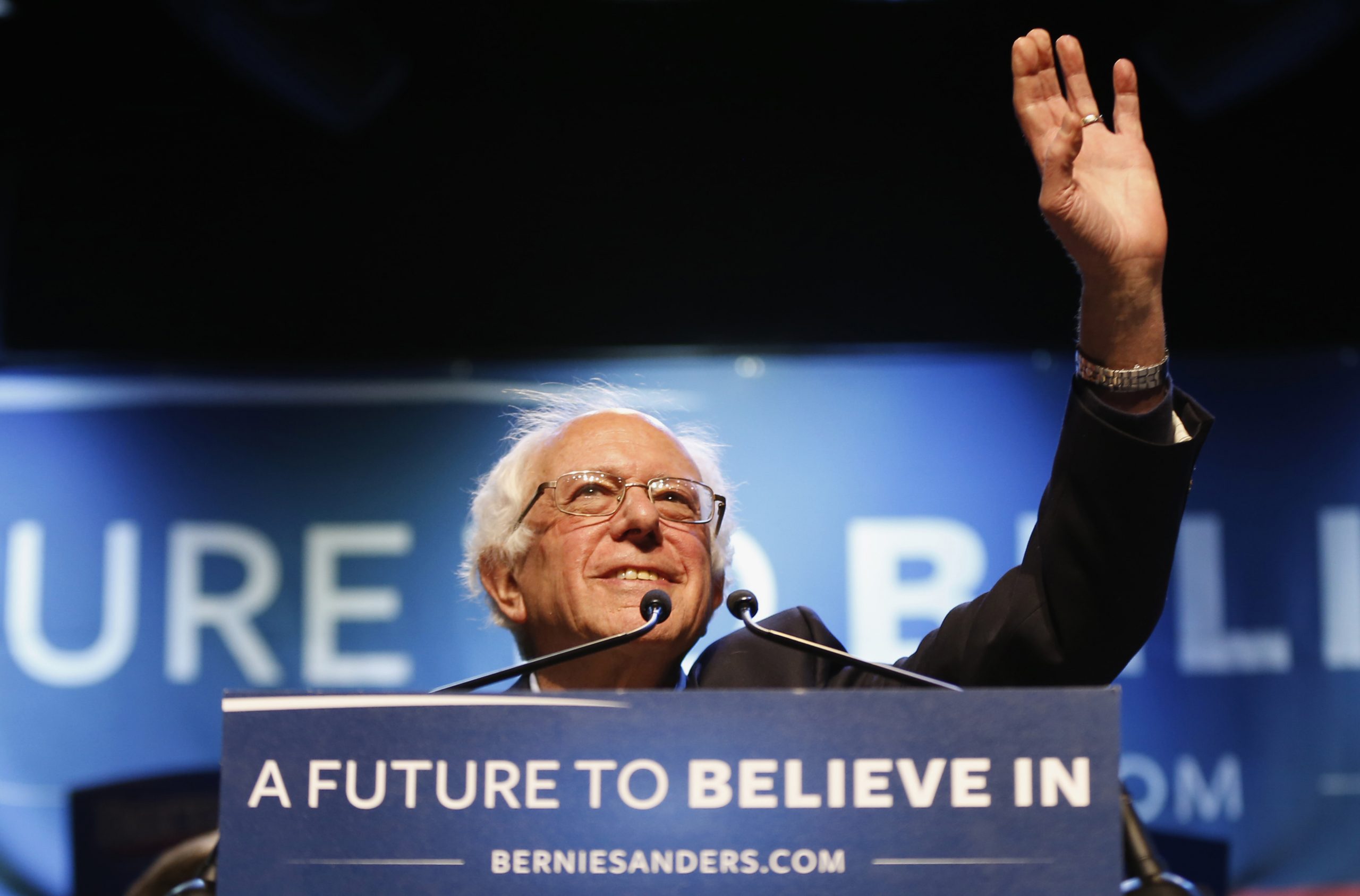 Optimistic Sanders can beat candidates backed by ‘weirdo billionaires’