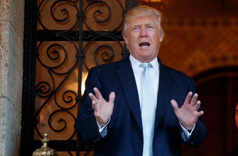 President-elect Trump threatened General Motors with an import tax if it didn't stop selling a Mexican-made model of the Chevy Cruze in the United States. (AP Photo/Evan Vucci)