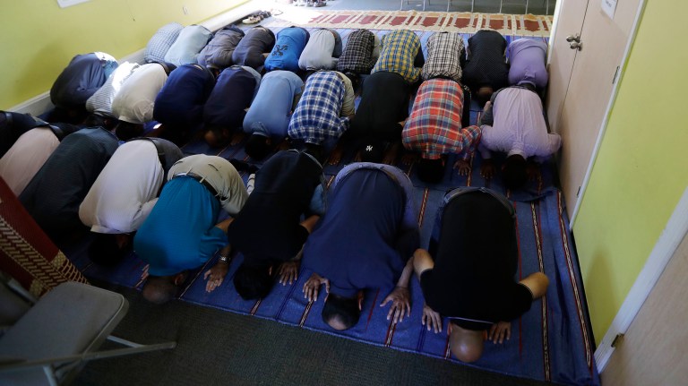 The Justice Department announced on Tuesday it is suing Bernards Township, N.J., because it denied zoning approval for the Islamic Society of Basking Ridge to build a mosque on land it owns. (AP Photo/Julio Cortez)