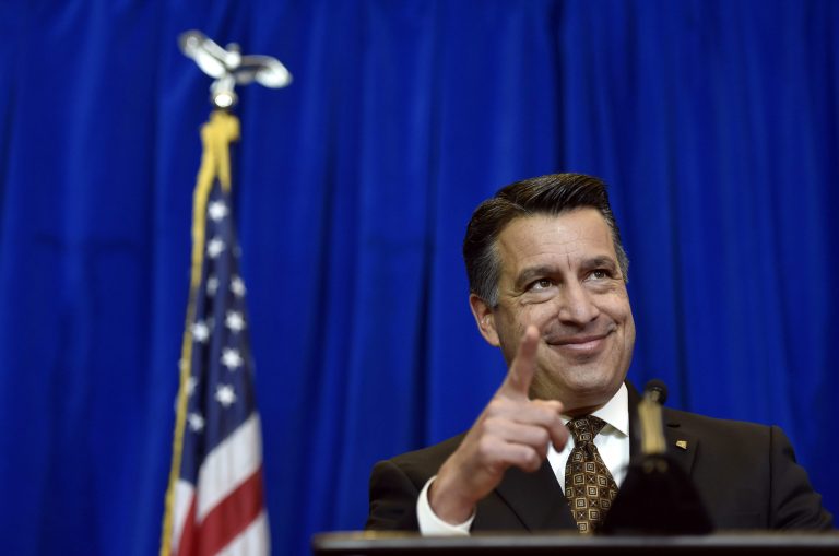 The White House is reportedly vetting Nevada Gov. Brian Sandoval for the Supreme Court seat that is now vacant after the death of Justice Antonin Scalia. (AP Photo/David Becker)