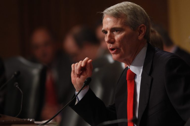 Sen. Rob Portman, R-Ohio, wasted no time in offering legislation to create an Inspector General to monitor Richard Cordray, the man senators confirmed. (AP/Charles Dharapak)