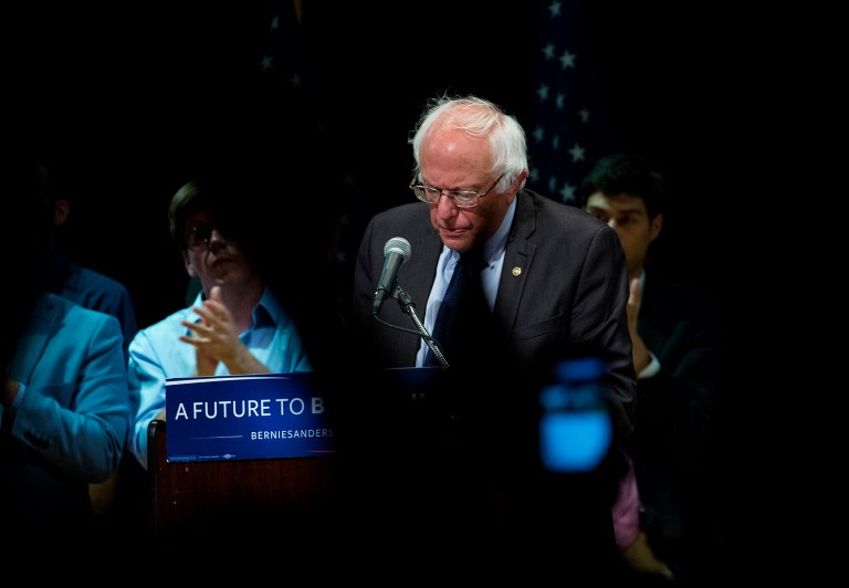 The platform does not mention Bernie Sanders' policy to expand Medicare to all people and to abolish private insurance through a single-payer program where all healthcare is paid by the government. (AP Photo)